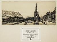 Edinburgh (Scotland) Princes Street, L.West by Chs. H. Clark.