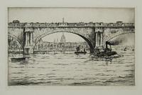 St Paul's Through Waterloo Bridge. [pencil.]