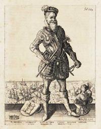 Robertus Dudleus Leycestri&aelig; Comes Regin&aelig; Angli&aelig; Missu Belgarum Pr&aelig;fectus.