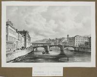 Florence. Vue du pont de la Trinit&eacute;.