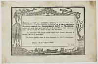 [Funeral Invitation.] Regina de Papp nata Contessa Abriani,