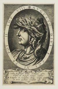 [Augustus.] Augusto. Divi. F. Cos. XI. Tr. Pot. II. Imp. VIII.