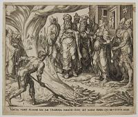 [Tamar Brought to Execution by Judah.] Vincta Venit Flammis Iam Iam Tradenda Paratis Huius Ait Natos Peperi Qui His Utitur Armis.