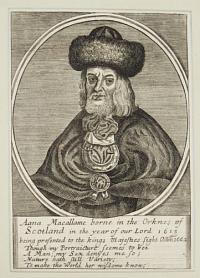 Aana Macallame borne in the Orknes of Scotland in the year of our Lord 1615 being presented to the kings Majesties sight Octob.r 1662.