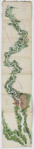Tombleson's Panoramic Map of the River Thames from its Source to the Sea;