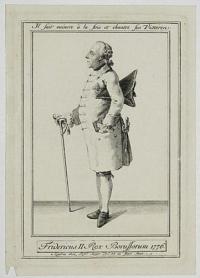 Fredericus II Rex Borussorum 1776.