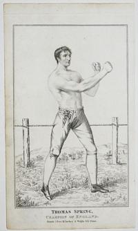 Thomas Spring, Champion of England.