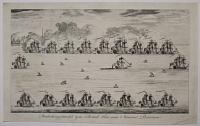 Pondicherry attack'd by the British Fleet under Admiral Boscowen.