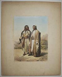 [Bedouins from the vicinity of Suez.]