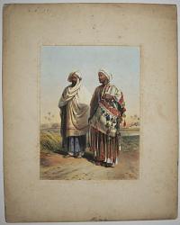 [Nubian and a fellah.]