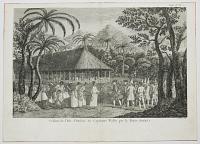 Cession de l'Isle d'Otahiti au Capitaine Wallis par la Reine Obéréa.