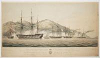 This View of the Successful Attack of Her Majesty's combined Forces, Under Vice Admiral Sir William Parker, G.C.B. and Lieut.t Sir High Gough, G.C.B. upon the Heights of Chusan, on the 1.st of October, 1841.