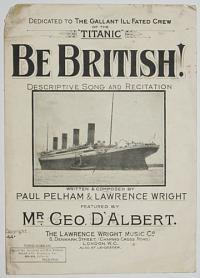 [Songsheet.] Dedicated to the Gallant Ill-Fated Crew of the ''Titanic''.