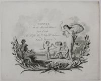 Dinner At the Mansion House. April 9th 1798.