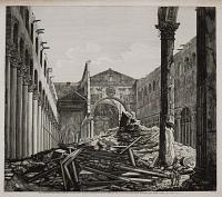 [Saint Paul Outside the Walls] Terza Veduta  della rovina della gran Basilica di S. Paolo Suori le Mura,