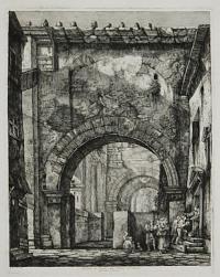 [Portico of Octavia] Veduta di Fianco dei Portici d'Ottavia, oggi S.Angelo in Pescharia.
