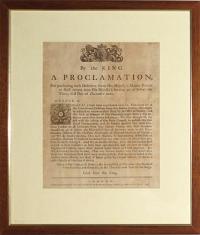 By the King. A Proclamation, For pardoning such Deserters from his Majesty's Marine Forces
