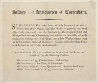 History and Antiquities of Tottenham.