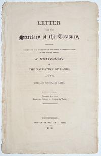 Letter from the Secretary of the Treasury, presenting in pursuance of a Resolution of the House of Representatives of the Eighth Instant,