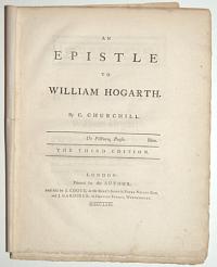 An Epistle to William Hogarth. By C. Churchill.