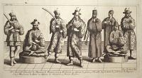 [Vietnam] No 1. Le Grand Chancelier de Royaume de Tunquin. 2.3.4 Mandarins ou Officiers de guerre...