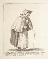 Mary Squires the Gypsy, who was Condemned for Stripping Eliza. Canning, at Endfield Wash;