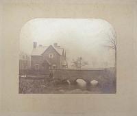 [Photograph of an angler fishing in the River Purwell, Ickleford, with another of the same location.]
