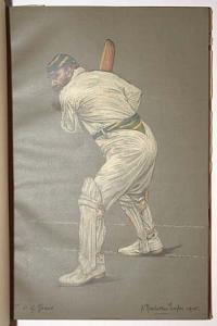 [The Empire's Cricketers: Famous Players and Their Characteristic Attitudes Executed in Crayon.]