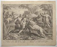 [Lion hunting with blankets] Arte Leo astutis mira superatur ab Afris... 11 & VII