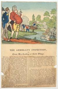 The Admiralty Inspection; or, Great Men Looking at Little Things.
