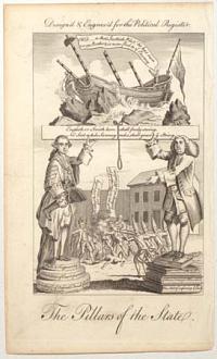 [The unpopularity of Lord Bute] The Pillars of the State.