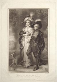 Portraits of Mr & Mrs Cosway.