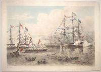 Her Majesty Queen Victorias tour thro the fleet in the Harbour of Cork, on the 3d of August, 1849.