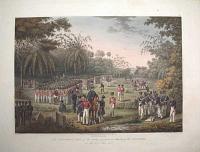 Rangoon. The Position of part of the Army previous to attacking the Stockades on the 9th July 1824.