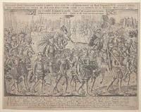 [Coronation procession of Charles VII] Pourtrait d'une tapisserie faite y a deux cens ans, où est représenté le Roy Charles VII