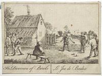 The Diversion of Bowls. Ls Joue de Boules 1736.