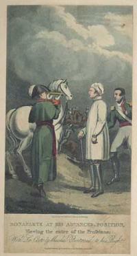 [Waterloo] Napoleon at his Advanced Position, Viewing the entre of the Prussians;
