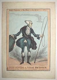 [Wellington] Caleb Quotem - the parish factotum. He is all - he is evry thing - the parish could not go on without him - He has more trades that hairs in his wig.