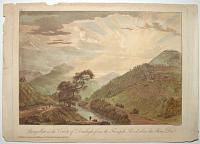 Llangollin in the County of Denbigh, from the Turnpike Road above the River Dee.