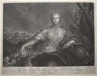 Madame Louise-Elizabeth de France Duchess de Parme. La Terre.