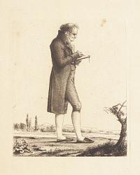 Vivant Denon sketching.