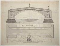 To the Incouragers of Arts, This Plan and Elevation of Wisbeach Bridge,