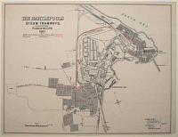 The Hartlepools Steam Tramways. Plan of Route 1883.