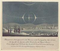 [Parhelia] Phenomenon which appeared in the Heavens on the Evening of the 8th Nov.r 1812,