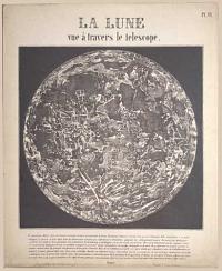 La Lune vue a travers le telescope.