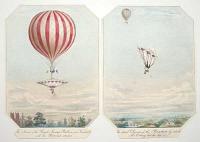 [Robert Cocking's parachute]. The Ascent of the Royal Nassau Balloon from Vauxhall, with the Parachute attached.