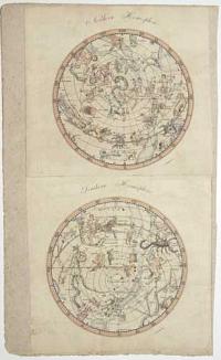 [Pair of Celestial Hemisheres] Northern Hemisphere. [&] Sothern Hemisphere.
