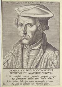 Gemma Frisivs, Doccomiensis, Medicvs et Mathematicvs.