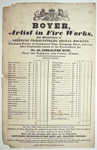Boyer, Artist in Fire Works,