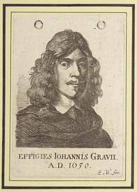 Effigie Iohannis Gravii. A.D. 1650.